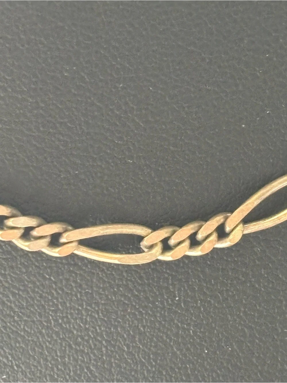 .925 sterling silver FIGARO CHAIN LINK NECKLACE thick lobster clasp UNISEX 19”